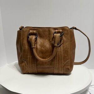 FRYE Mini Camel Leather Handbag
